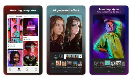 اپلیکیشن CapCut کپ کات