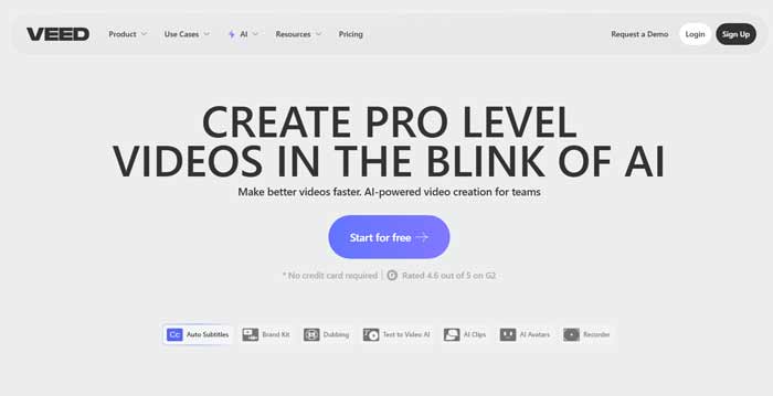 ادیت VEED.IO (وید آی او)